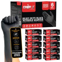 Luvas de nitrilo descartáveis London Labs Heavy Duty 6 Mil (1000) Luvas de nitrilo descartáveis London Labs Heavy Duty 6 Mil (1000)