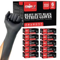 Luvas de nitrilo descartáveis London Labs Heavy Duty 6 Mil (1000) Luvas de nitrilo descartáveis London Labs Heavy Duty 6 Mil (1000)