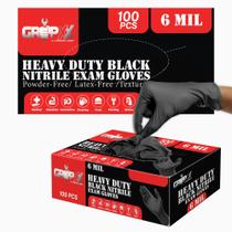 Luvas de nitrilo descartáveis London Labs Heavy Duty 6 Mil x200 Luvas de nitrilo descartáveis London Labs Heavy Duty 6 Mil x200