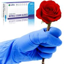 Luvas de nitrilo descartáveis Medtecs Medical Grade 200 unidades