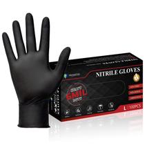 Luvas de nitrilo descartáveis PROMEDIX P Heavy Duty 6mil 100ct