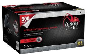 Luvas de nitrilo descartáveis Venom Steel VEN6544 G-Large 500 unidades Luvas de nitrilo descartáveis Venom Steel VEN6544 G-Large 500 unidades
