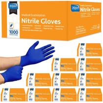 Luvas de nitrilo inspiram exames médicos Stretch Blue