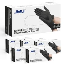 Luvas de nitrilo JMU Black Small 3.5Mil Exam Latex Free 1200 Luvas de nitrilo JMU Black Small 3.5Mil Exam Latex Free 1200