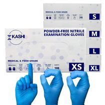 Luvas de nitrilo Kashi Scientific Medical Examination X-Small Luvas de nitrilo Kashi Scientific Medical Examination X-Small