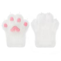 Luvas de pata hbbhml Fluffy Animal Cat Wolf Dog Fox Fantasia Luvas de pata hbbhml Fluffy Animal Cat Wolf Dog Fox Fantasia