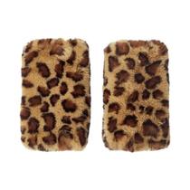Luvas De Pele Sintética Com Estampa De Leopardo, Macias, Quentes E Estilosas Para Uso Casual E Moda