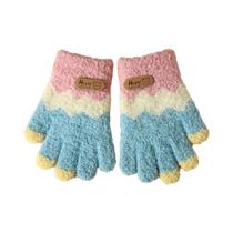 Luvas De Pelúcia De Inverno Para Crianças De 2 a 5 Anos, Luvas De Dedo Inteiro Quentes De Lã Com Luvas De Pelúcia De Inverno Para Crianças De 2 a 5 Anos, Luvas De Dedo Inteiro Quentes De Lã Com