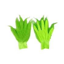 Luvas De Pelúcia Verdes Para Adultos, Adereços Para Fotografia De Natal, Brincadeiras, Paródias E