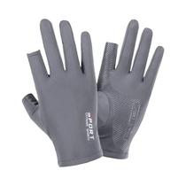 Luvas De Pesca Ao Ar Livre Com Tela Sensível Ao Toque, Anti UV, Respiráveis, Luvas Para Corrida De