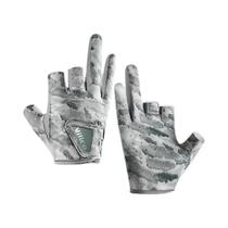 Luvas De Pesca Masculinas De Verão Com Proteção Solar, Antiderrapantes, Em Seda Gelada, Respiráveis