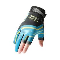 Luvas De Pesca Masculinas De Verão Com Proteção Solar, Antiderrapantes, Em Seda Gelada, Respiráveis