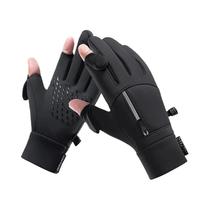 Luvas De Pesca Unissex Impermeáveis E À Prova De Vento Para Inverno Com 2 Dedos Reversíveis Para Luvas De Pesca Unissex Impermeáveis E À Prova De Vento Para Inverno Com 2 Dedos Reversíveis Para