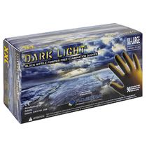 Luvas de proteção Adenna Dark Light 9 mil, pacote com 90 unidades, XXL, pretas