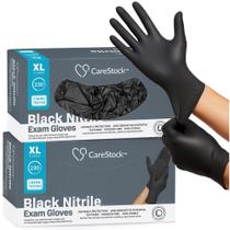 Luvas de proteção CareStock X-Large 920 unidades pretas Luvas de proteção CareStock X-Large 920 unidades pretas