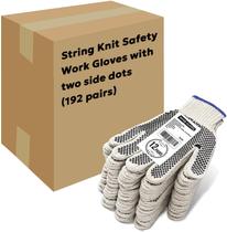 Luvas de proteção Evridwear String Knit com dois pontos laterais L Luvas de proteção Evridwear String Knit com dois pontos laterais L