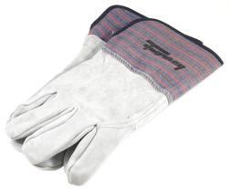 Luvas de proteção Forney 55199 Large Cinza Azul Leather
