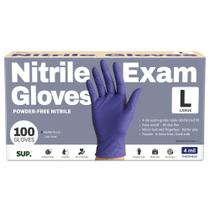 Luvas de Proteção SUP EXAM+ Nitrílica Sem Pó 100 unidades Luvas de Proteção SUP EXAM+ Nitrílica Sem Pó 100 unidades