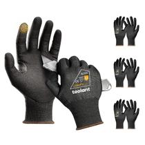 Luvas de proteção Toolant A4 resistentes a cortes, 3 pares, pequenas