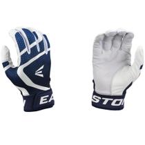 Luvas de rebatidas de beisebol Easton MAV GT brancas/azul marinho para adultos L Luvas de rebatidas de beisebol Easton MAV GT brancas/azul marinho para adultos L