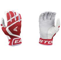Luvas de rebatidas de beisebol Easton MAV GT brancas/vermelhas Youth XL Luvas de rebatidas de beisebol Easton MAV GT brancas/vermelhas Youth XL