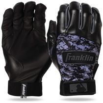 Luvas de rebatidas de beisebol Franklin Sports MLB Digitek Black