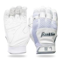 Luvas de rebatidas de beisebol Franklin Sports Shok-Sorb X White Ch