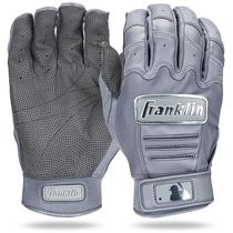 Luvas de rebatidas Franklin Sports CFX Pro MLB para adultos/jovens cinza