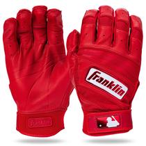 Luvas de rebatidas Franklin Sports Natural II vermelhas para adultos grandes