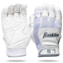 Luvas de rebatidas Franklin Sports Shok-Sorb X Baseball White