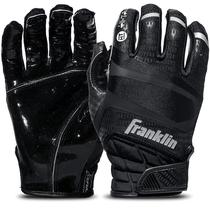 Luvas de receptor de futebol Franklin Sports Hi-Tack Black XL