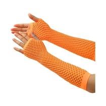 Luvas De Rede Sem Dedos Para Mulheres, Aquecedor De Braços, Estilo Punk Rock, Luvas Sexy Para Festas