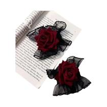Luvas De Renda Floral Com Babados Para Mulheres, Mangas Curtas, Punhos De Cosplay Luvas De Renda Floral Com Babados Para Mulheres, Mangas Curtas, Punhos De Cosplay