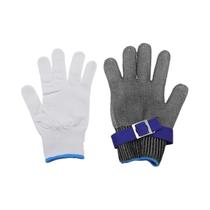 Luvas De Segurança Anti-Corte Resistentes a Cortes E Perfurações Em Malha De Aço Inoxidável Para