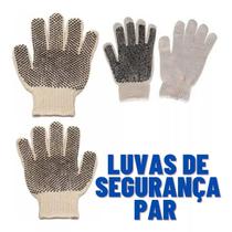 Luvas De Segurança Premium Pigmentada Antiderrapante Algodão
