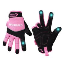 Luvas de Segurança WORKPRO Pink para Mulheres - Em Poliéster