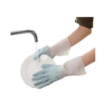 Luvas De Silicone Confortáveis Para Lavar Louça, Esponja Doméstica, Utensílios De Limpeza Para