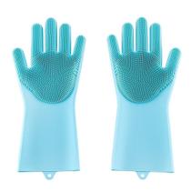 Luvas de Silicone Limpeza Esponja Macia cor ( azul ) - SmartGlove