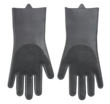 Luvas de Silicone para Limpeza Cinza 32 Cm Luvas de Silicone para Limpeza Cinza 32 Cm