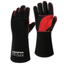 Luvas de soldagem ARCCAPTAIN Leather Resistentes ao Calor/Fogo 40cm