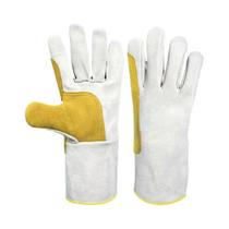 Luvas De Soldagem De Couro Macio E Durável Para Proteção Laboral De Soldador Equipamento De Luvas De Soldagem De Couro Macio E Durável Para Proteção Laboral De Soldador Equipamento De