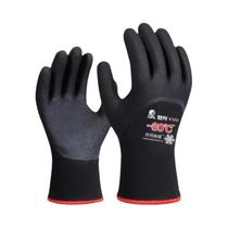 Luvas De Trabalho De Dedo Inteiro Impermeáveis E À Prova De Vento Para Inverno, Acolchoadas Para