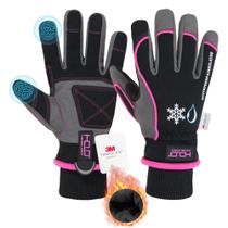 Luvas de trabalho de inverno HANDLANDY isoladas à prova d'água para homens e mulheres Luvas de trabalho de inverno HANDLANDY isoladas à prova d'água para homens e mulheres