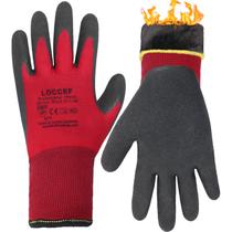 Luvas de trabalho de inverno LOCCEF com isolamento térmico para homens e mulheres