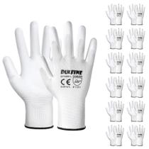 Luvas de trabalho de segurança DULFINE revestidas com PU G-Large - 12 pares