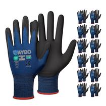 Luvas de trabalho de segurança KAYGO KG18NB MicroFoam Nitrile S 12 pares Luvas de trabalho de segurança KAYGO KG18NB MicroFoam Nitrile S 12 pares