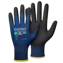 Luvas de trabalho de segurança KAYGO MicroFoam revestidas com nitrilo, 3 pares Luvas de trabalho de segurança KAYGO MicroFoam revestidas com nitrilo, 3 pares