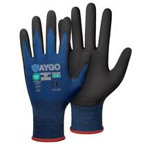 Luvas de trabalho de segurança KAYGO MicroFoam revestidas com nitrilo, 3 pares Luvas de trabalho de segurança KAYGO MicroFoam revestidas com nitrilo, 3 pares