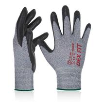 Luvas de trabalho DEX FIT Nitrile FN330 3 pares 3D-Comfort Grey M Luvas de trabalho DEX FIT Nitrile FN330 3 pares 3D-Comfort Grey M