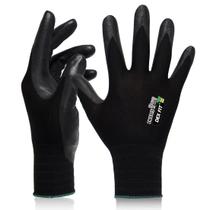 Luvas de trabalho DEX FIT Sandy Nitrile FN331S pretas (L) 3 pares Luvas de trabalho DEX FIT Sandy Nitrile FN331S pretas (L) 3 pares